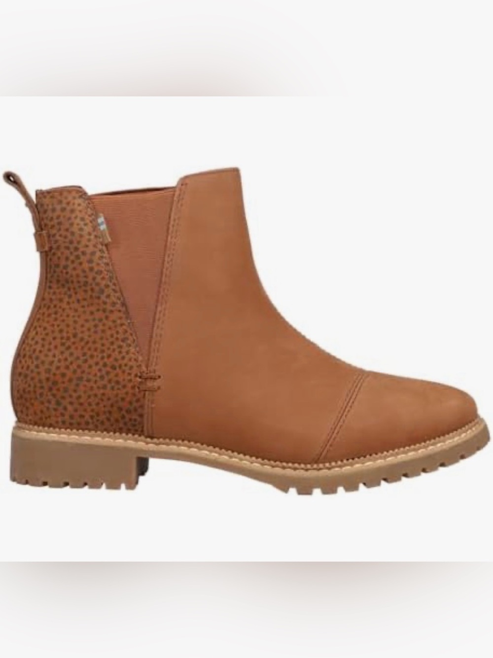 TOMS Women’s Chelsea Boot in Cognac Brown Sz 7